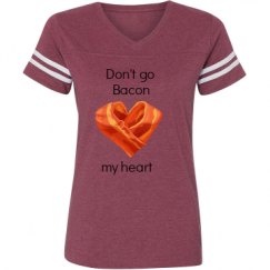 Ladies Relaxed Fit Vintage Sports Tee