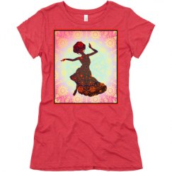 Ladies Slim Fit Super Soft Triblend Tee