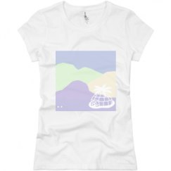 Ladies Slim Fit Basic Promo Jersey Tee