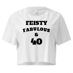 Ladies Festival Cali Crop Top Tee