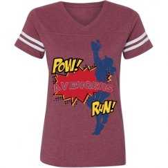 Ladies Relaxed Fit Vintage Sports Tee