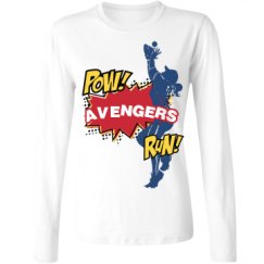 Ladies Relaxed Fit Basic Long Sleeve Tee