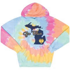 Unisex Tie-Dye Fleece Hoodie