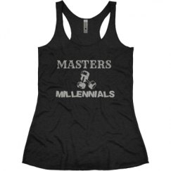 Ladies Slim Fit Super Soft Racerback Triblend Tank