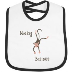 Infant Contrast Trim Bib