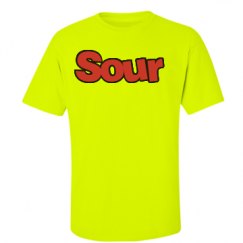 Unisex Ultra Cotton Safety Neon Crewneck Tee