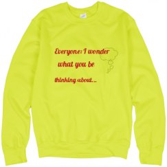 Unisex Neon Crewneck Sweatshirt
