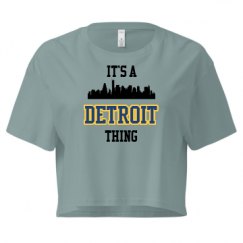 Ladies Festival Cali Crop Top Tee