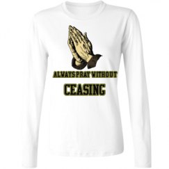 Ladies Relaxed Fit Basic Long Sleeve Tee