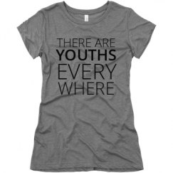 Ladies Slim Fit Super Soft Triblend Tee