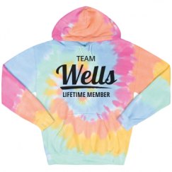 Unisex Tie-Dye Fleece Hoodie