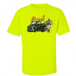 Unisex Ultra Cotton Safety Neon Crewneck Tee