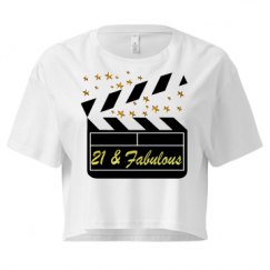 Ladies Festival Cali Crop Top Tee
