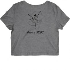 Ladies Slim Fit Crop Top Tee