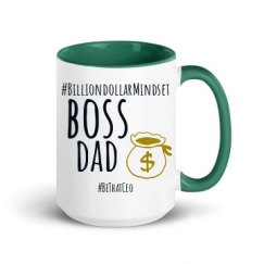 15oz Ceramic Mug with Color Inside