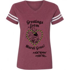 Ladies Relaxed Fit Vintage Sports Tee