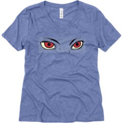 Ladies Relaxed Fit Super Soft Triblend V-Neck Tee