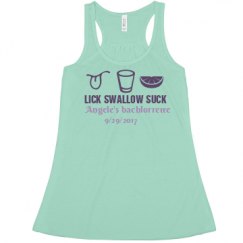 Ladies Flowy Racerback Tank