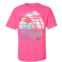 Unisex Ultra Cotton Safety Neon Crewneck Tee