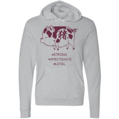 Unisex Fleece Pullover Midweight Hoodie