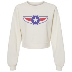 Women's Raglan Pullover Fleece