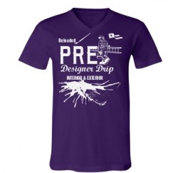 Unisex V-Neck Jersey Tee