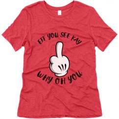 Ladies Relaxed Fit Super Soft Triblend Tee