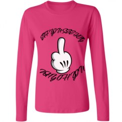 Ladies Relaxed Fit Basic Long Sleeve Tee