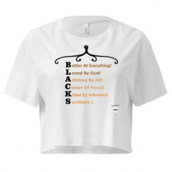 Ladies Festival Cali Crop Top Tee