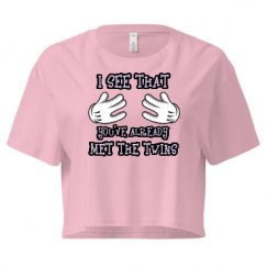 Ladies Festival Cali Crop Top Tee