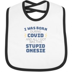 Infant Contrast Trim Bib