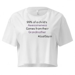 Ladies Festival Cali Crop Top Tee