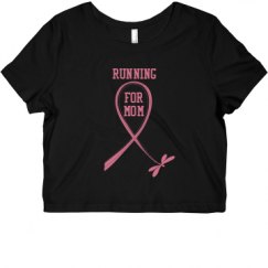 Ladies Slim Fit Crop Top Tee