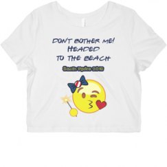 Ladies Slim Fit Crop Top Tee