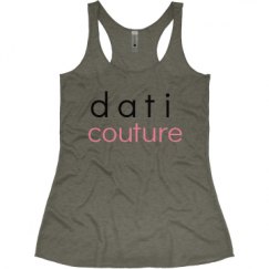 Ladies Slim Fit Super Soft Racerback Triblend Tank