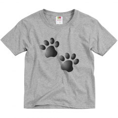 Cute Dog Cat Paw Prints Pattern