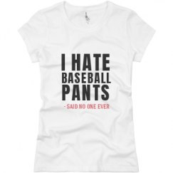 Ladies Slim Fit Basic Promo Jersey Tee