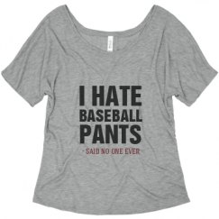 Ladies Flowy Slouchy Tee