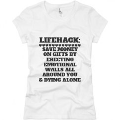 Ladies Slim Fit Basic Promo Jersey Tee