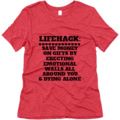 Ladies Relaxed Fit Super Soft Triblend Tee