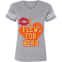 Ladies Relaxed Fit Vintage Sports Tee