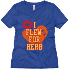 Ladies Relaxed Fit V-Neck Tee