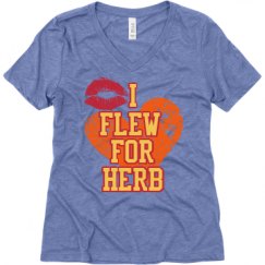 Ladies Relaxed Fit Super Soft Triblend V-Neck Tee