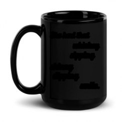 15oz Black Glossy Mug