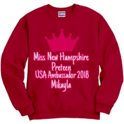 Unisex Film and Foil Crewneck Sweatshirt