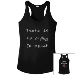 No Crying, Only Grunting Tank Black