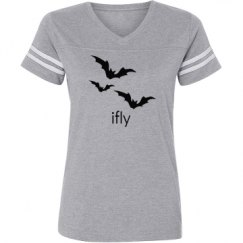 Ladies Relaxed Fit Vintage Sports Tee