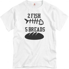 Aquatic blue tee w/black graphic 