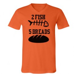 Unisex V-Neck Jersey Tee