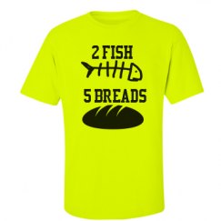 Unisex Ultra Cotton Safety Neon Crewneck Tee